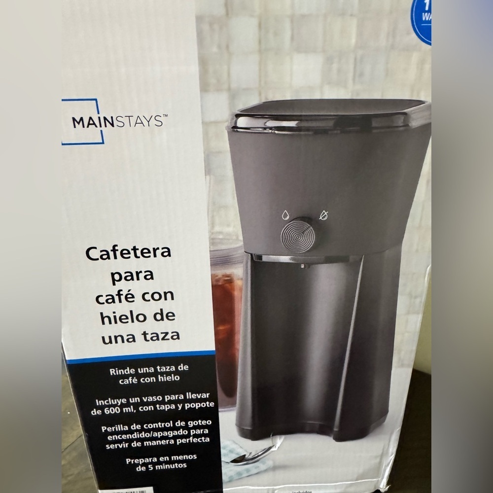 Mainstays single serve coffee maker